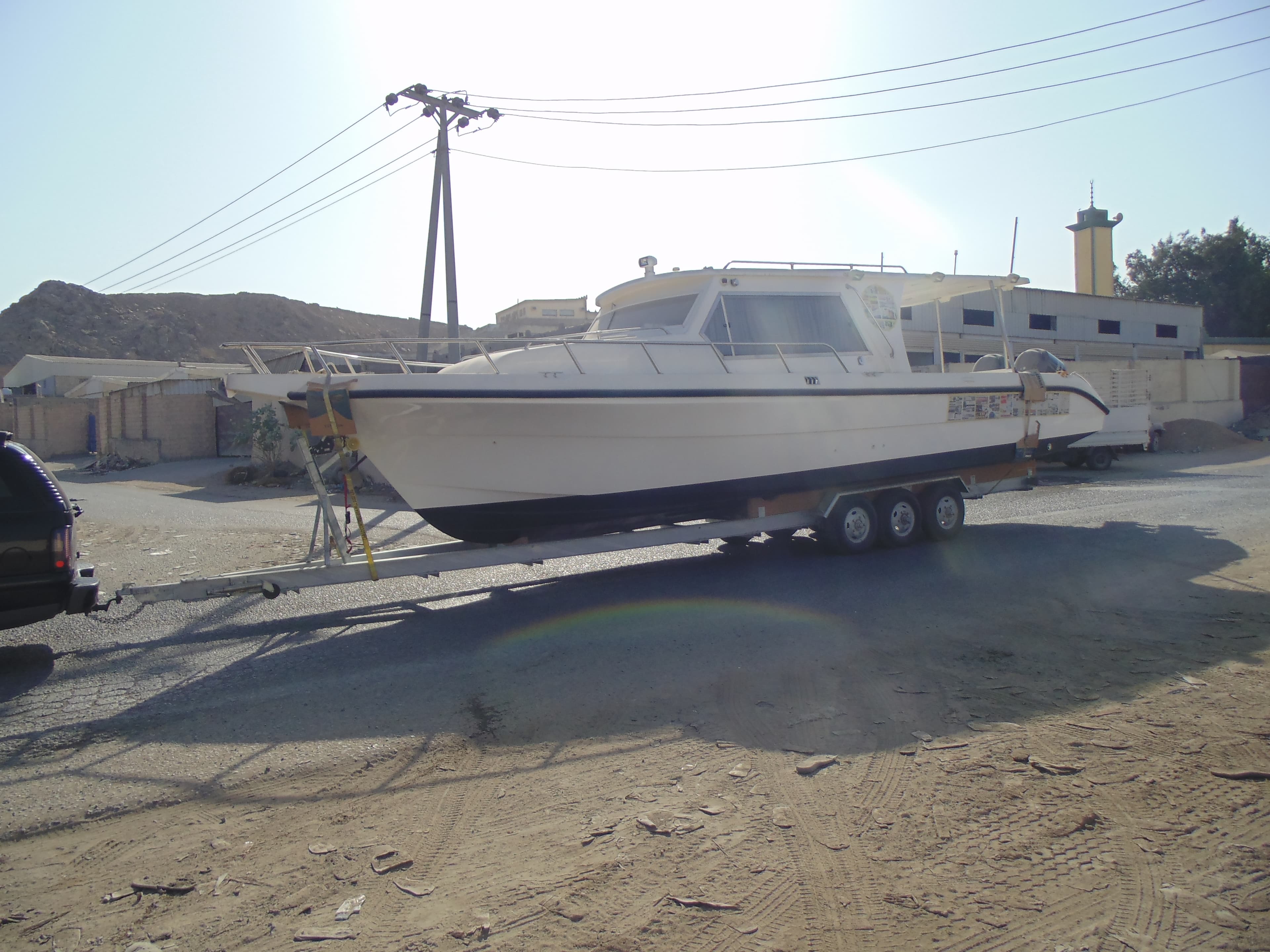 Welding and fabrication on hull